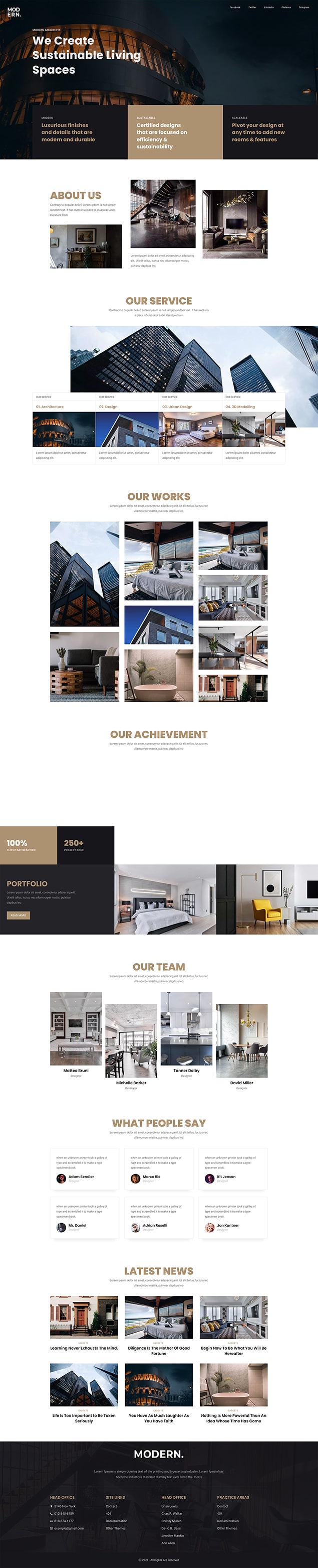 Architecture Website Design